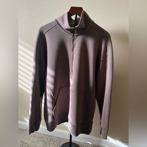 SPANX AirEssentials Women's Half-Zip Sweatshirt - Purple